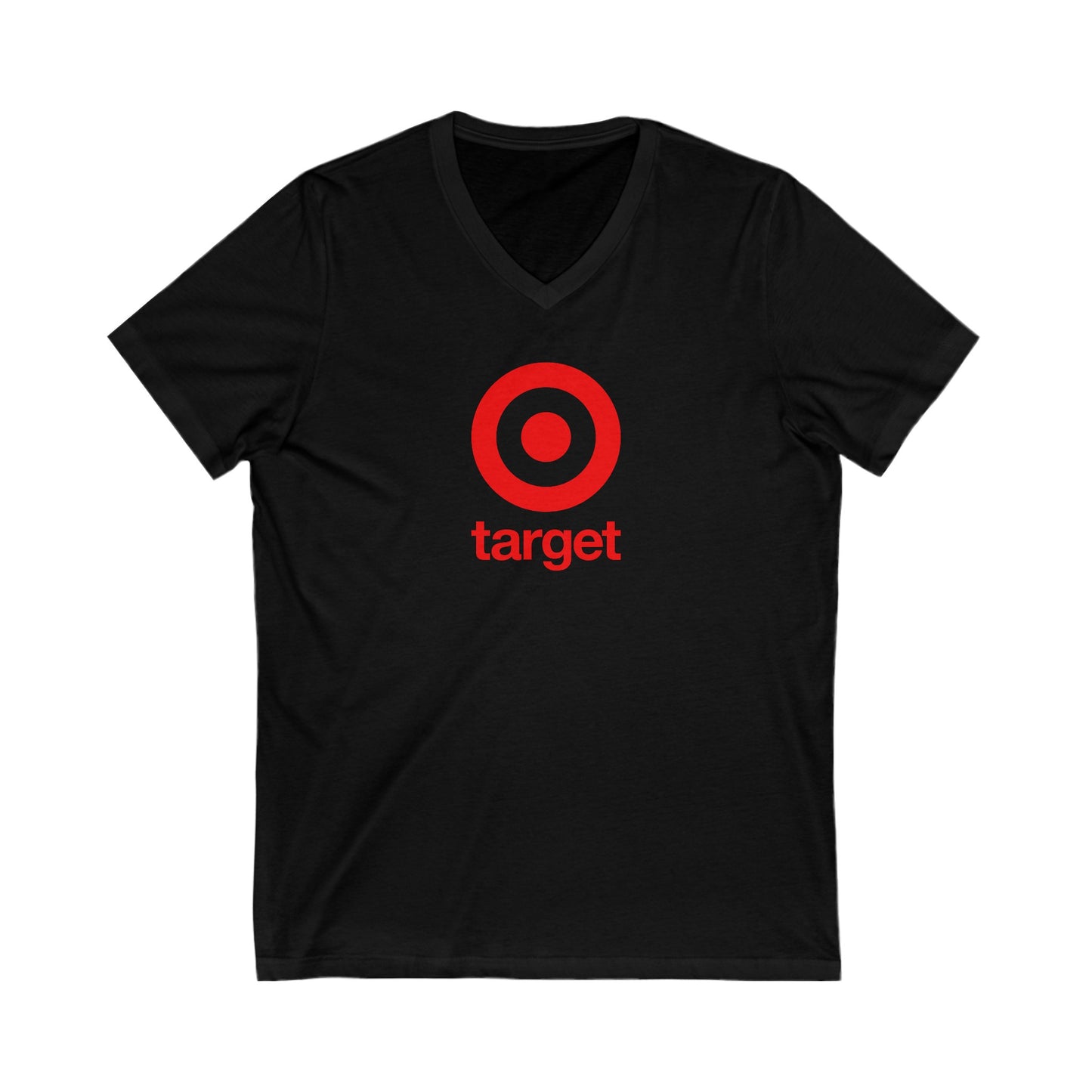 Target Logo Adult V-Neck T-Shirt