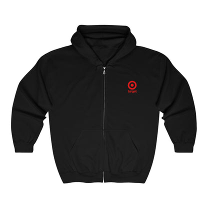 Target Logo Adult Zip-Up Hoodie