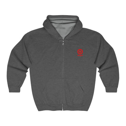 Target Logo Adult Zip-Up Hoodie