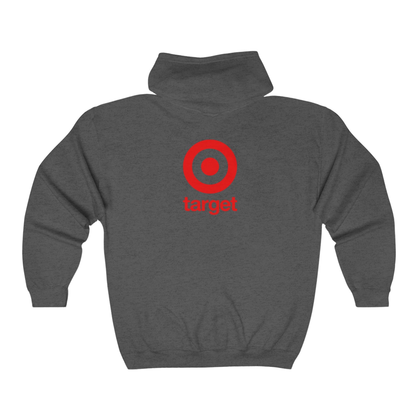 Target Logo Adult Zip-Up Hoodie