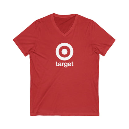 Target Logo Adult V-Neck T-Shirt