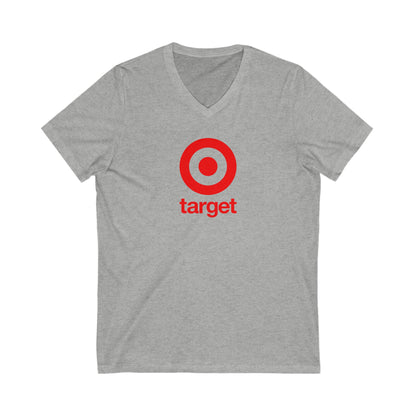 Target Logo Adult V-Neck T-Shirt