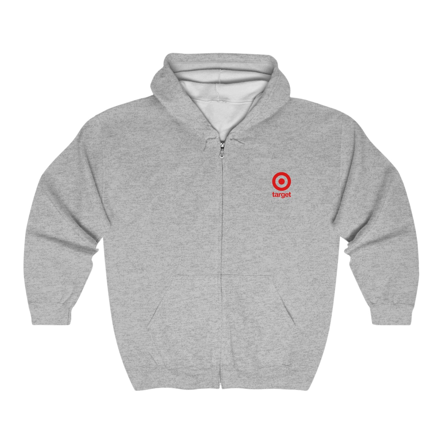 Target Logo Adult Zip-Up Hoodie