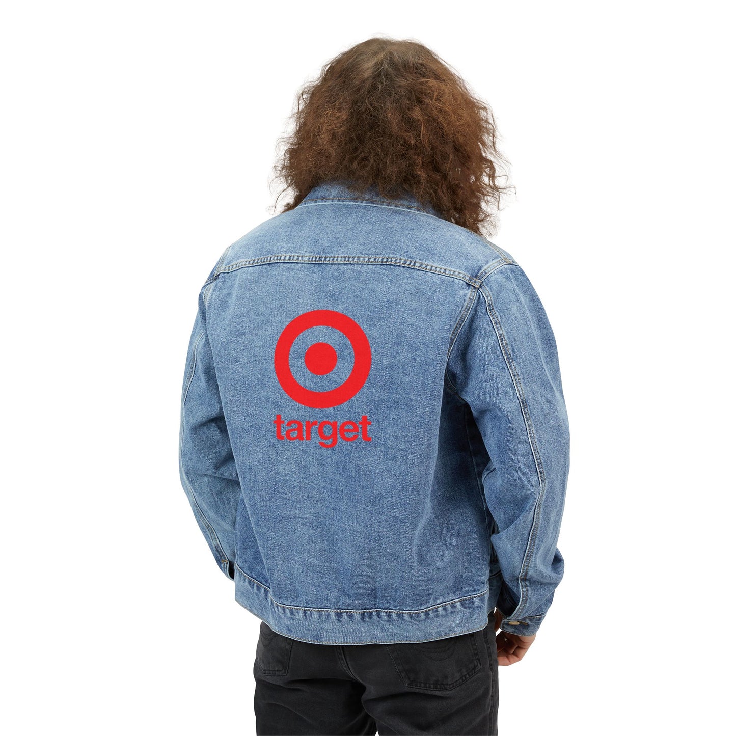 Target Logo Adult Denim Jacket