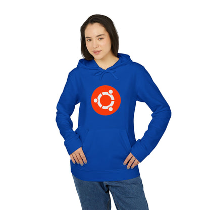 Ubuntu Logo Adidas Adult Hoodie