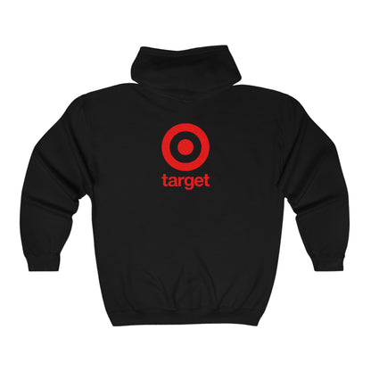 Target Logo Adult Zip-Up Hoodie